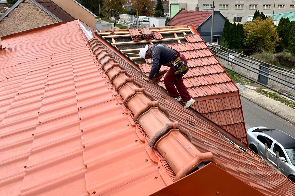 Rekonstrukce střechy RD Roudnice nad Labem